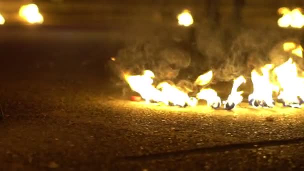 碗里的火 — 图库视频影像