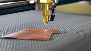 CNC makine deri için lazer