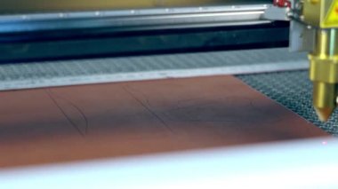 CNC makine deri için lazer
