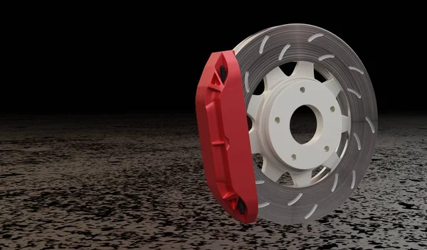 3 boyutlu araba frenleri.