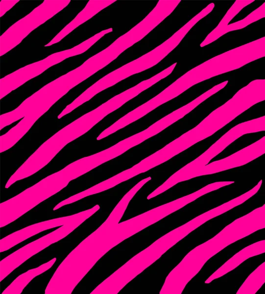 Fuşya üzerinde zebra kürk baskı dikişsiz desen
