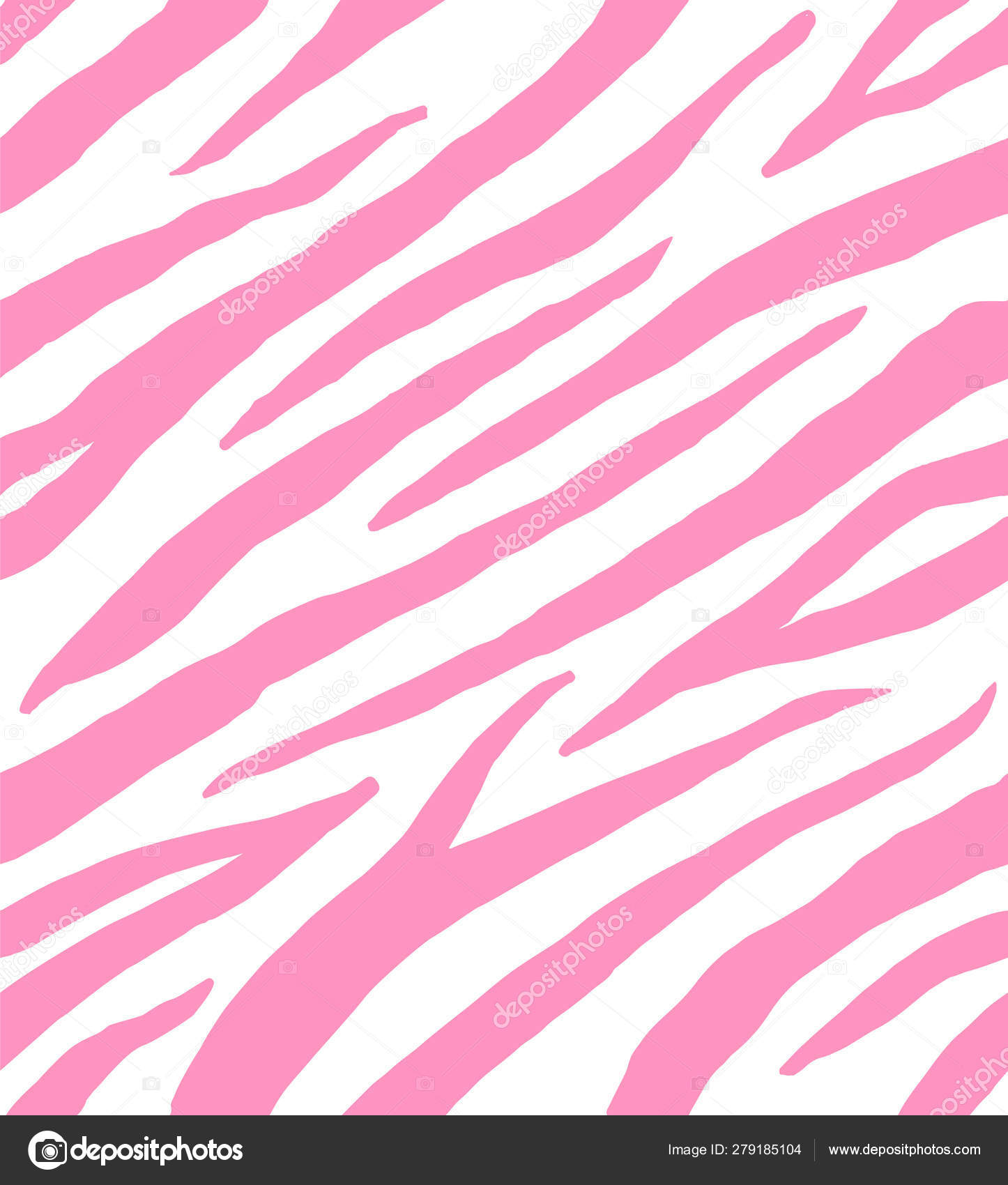 Vector seamless pattern of pink zebra print Stock Vector by ©Swetsol  279185104