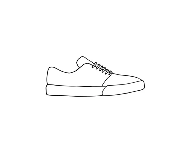 现代运动鞋图标的矢量说明 — 图库矢量图片