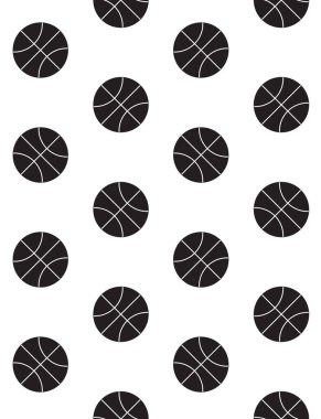 Basketbol topu ikonu. düz tasarım biçimi