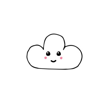 karikatür bulut çizimi