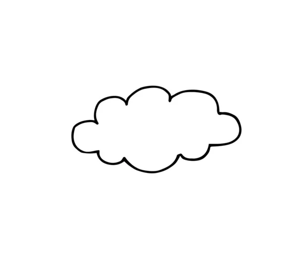 Мультяшна Хмара Векторна Ілюстрація — стоковий вектор