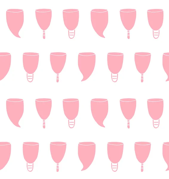 Menstruele Cup Vector Illustratie — Stockvector