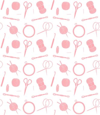 Örgü ögeleri vektör illüstrasyonu 