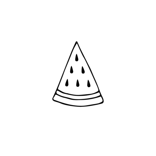 สเก วาดด วยม อของเวกเตอร นแตงโมแยกก นบนพ นหล ขาว — ภาพเวกเตอร์สต็อก