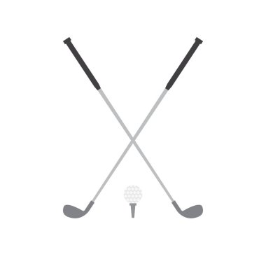 Golf topu ikonu. vektör illüstrasyonu