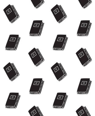 Tasarımınız için kitaplarla kusursuz desen