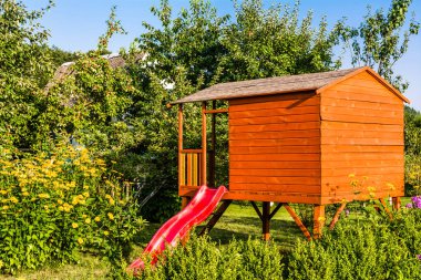 Çocuklar evde Bahçe, tiyatro, cottage için çocuk oyun
