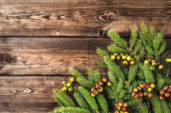 Rama Verde Del Abeto Como Fondo Navideño —  Fotos de Stock