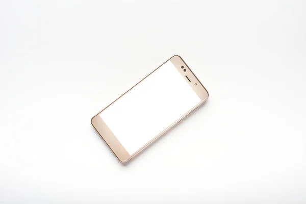 Modern Smart Phone Isolated White Background — Stock Photo, Image