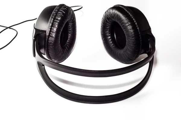 Słuchawki Izolowane Białym Tle — Zdjęcie stockowe