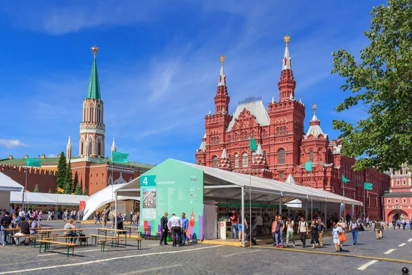 Moscú Rusia Junio 2018 Festival Del Libro Plaza Roja 2018 — Foto de Stock