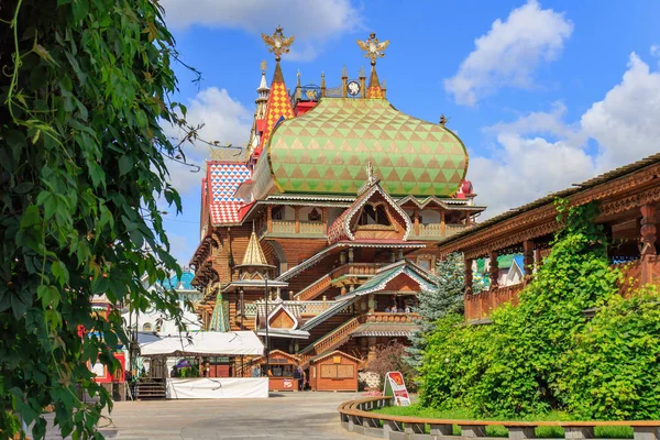 Moscú Rusia Agosto 2018 Vista Del Palacio Comida Rusa Izmailovo — Foto de Stock