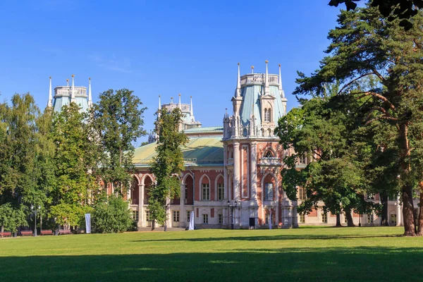 Moskau Russland August 2018 Fassade Mit Türmen Des Großen Palastes — Stockfoto