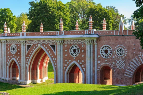 Moscou Russie Août 2018 Fragment Façade Avec Des Arcs Ornement — Photo