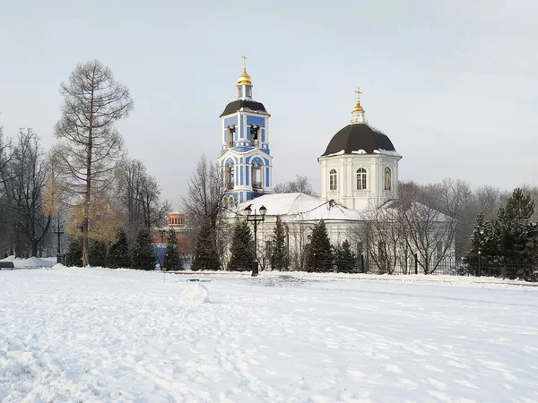 Moscow Russia December 2018 Church Icon Mother God Tsaritsyno Park — Stock Photo, Image