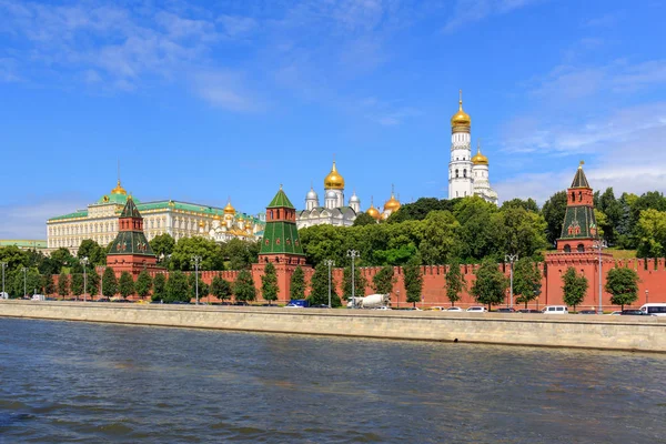 Moscú Rusia Junio 2018 Arquitectura Del Kremlin Moscú Sobre Fondo — Foto de Stock