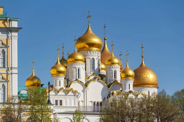 Moscú Rusia Mayo 2019 Catedral Anunciación Del Kremlin Moscú Luz — Foto de Stock