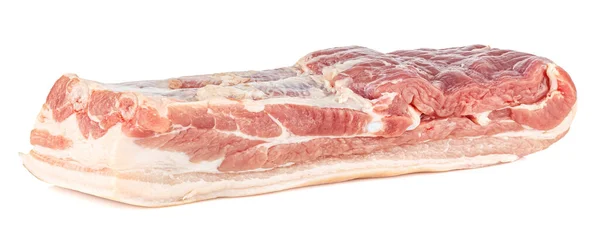 生猪肚 有一层薄薄的脂肪 背景为白色 — 图库照片