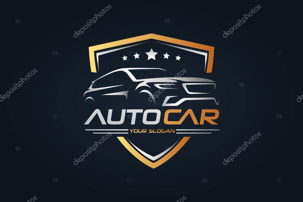 Car Garage Premium Concept Logo Design