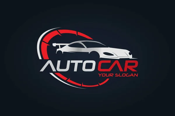 Car Garage Premium Concept Logo Design — Stock Vector