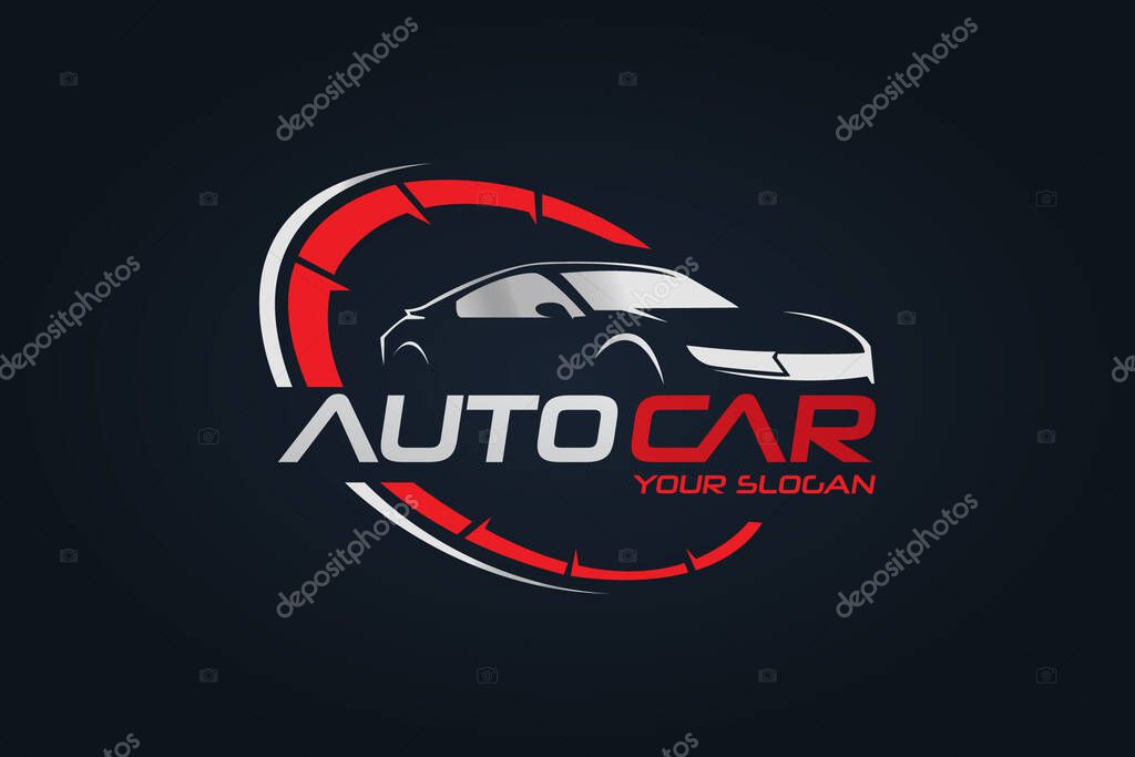 Car Garage Premium Concept Logo Design