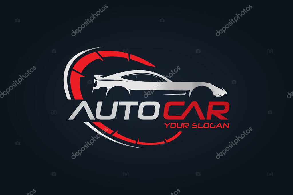 Car Garage Premium Concept Logo Design