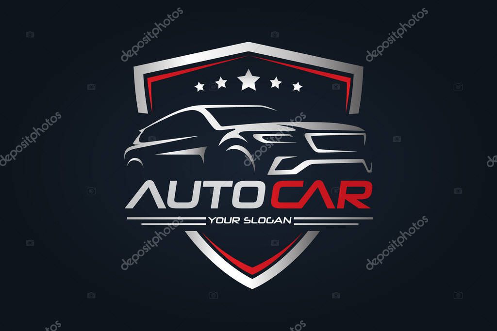 Car Garage Premium Concept Logo Design