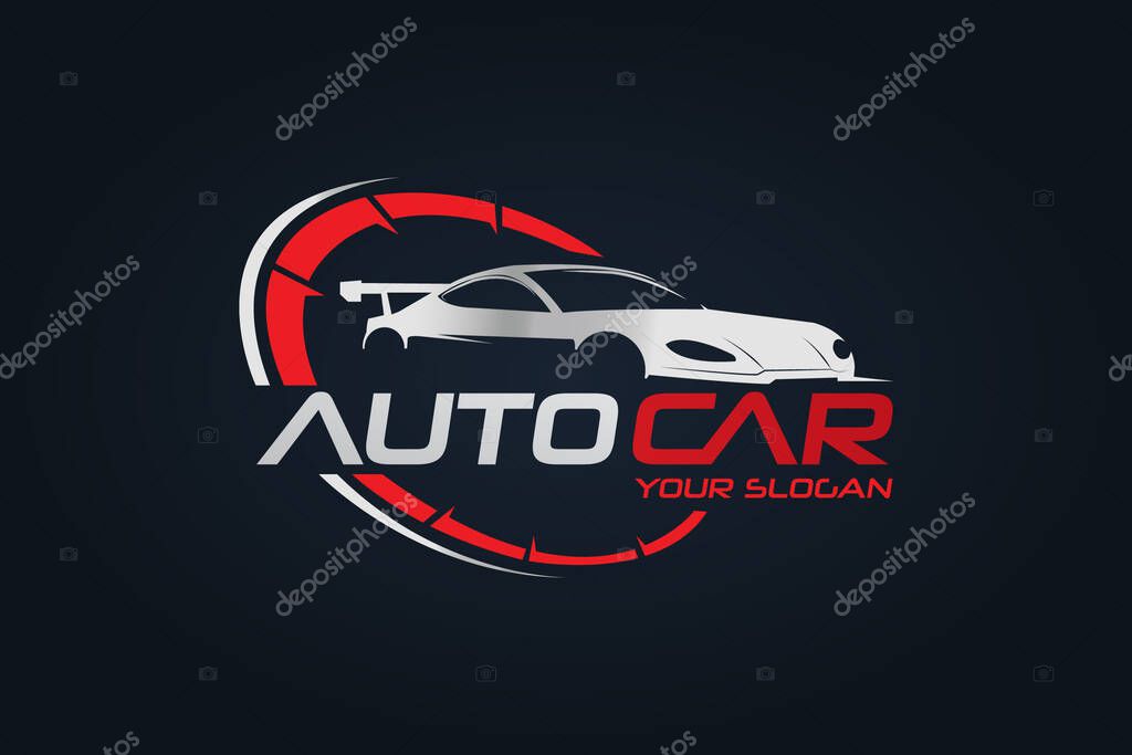 Car Garage Premium Concept Logo Design