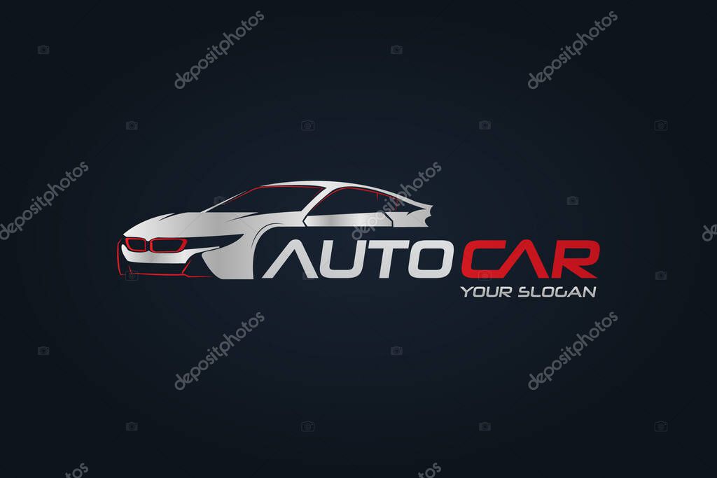 Car Garage Premium Concept Logo Design