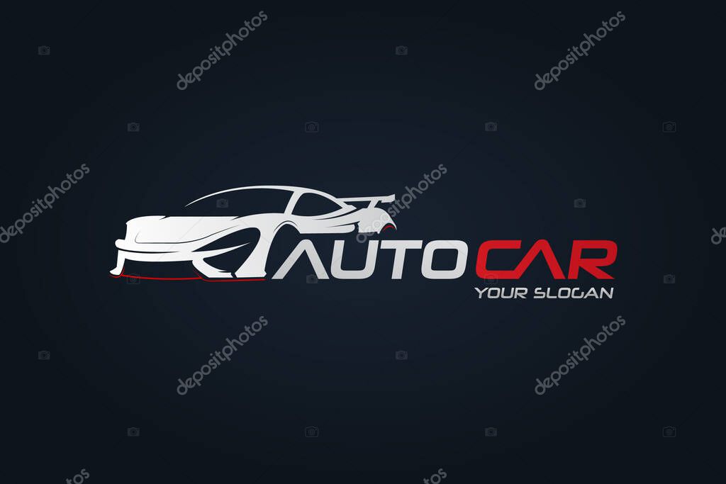 Car Garage Premium Concept Logo Design
