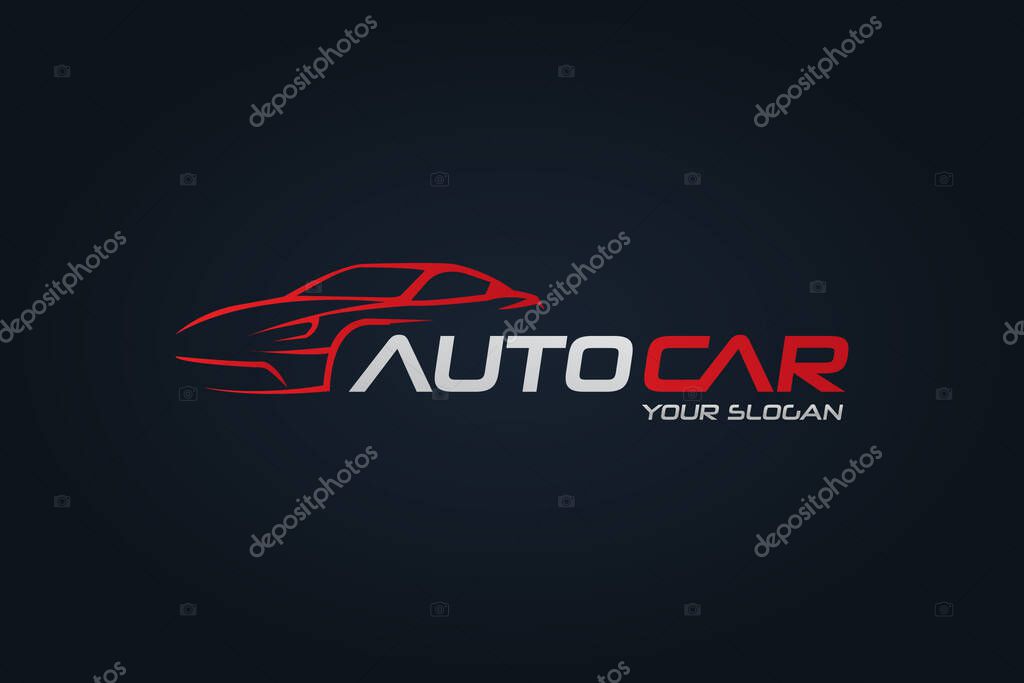Car Garage Premium Concept Logo Design