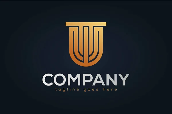 Premium Vektör Monogram Logo Tasarımı