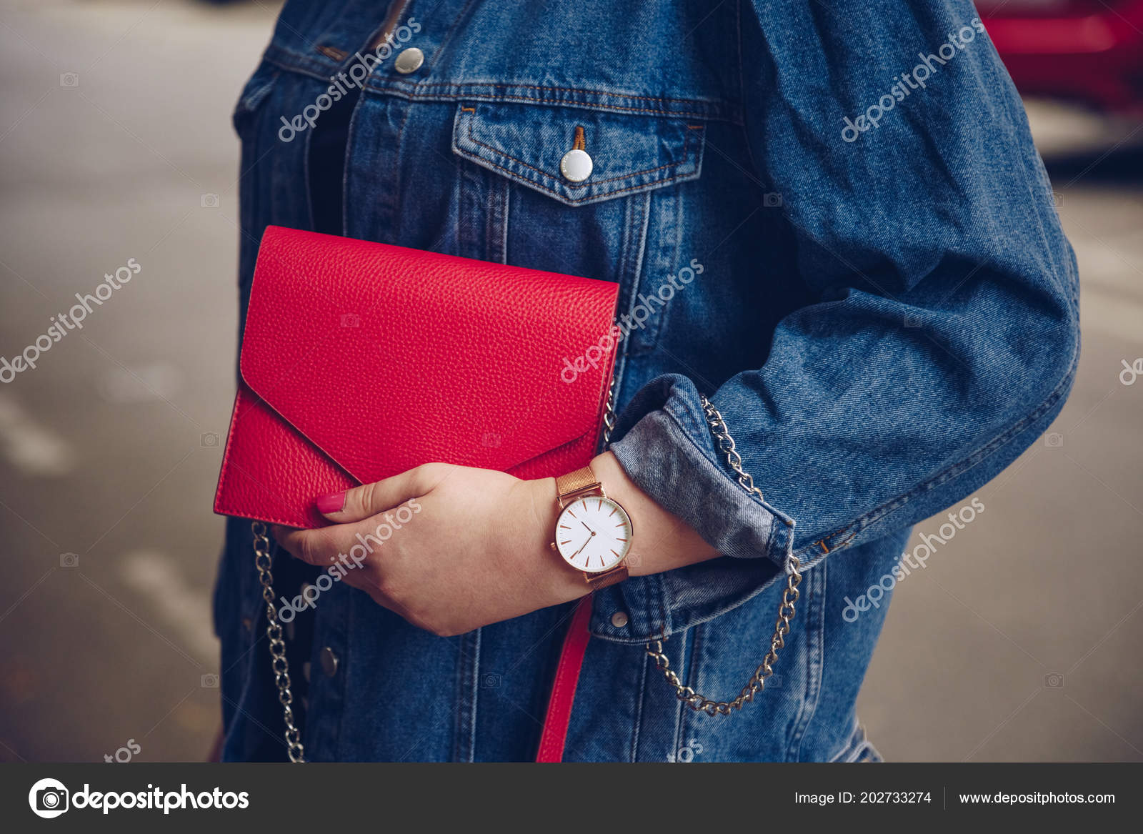 rose gold denim jacket
