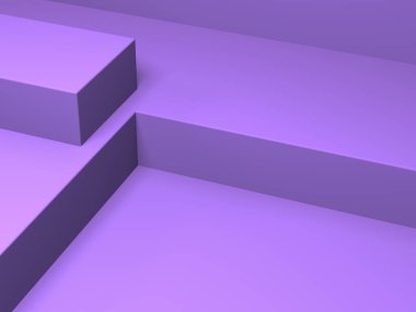 Minimalist geometrik soyut arka plan, pastel renkler, 3d render.