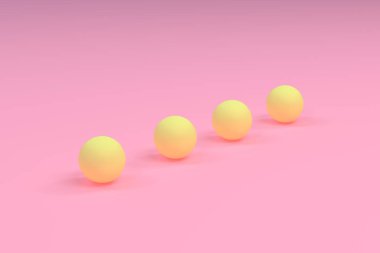 Minimalist geometrik soyut arka plan, pastel renkler, 3d render.