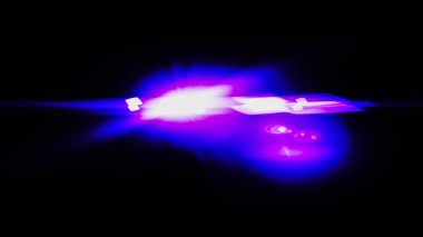 Gerçekçi Len parlama ışık efekti siyah arka plan üzerinde. Optik