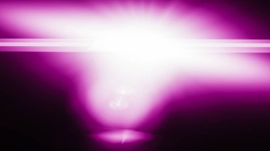 Gerçekçi Len parlama ışık efekti siyah arka plan üzerinde. Optik