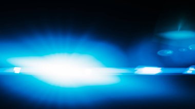 Gerçekçi Len parlama ışık efekti siyah arka plan üzerinde. Optik