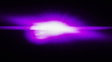 Gerçekçi Len parlama ışık efekti siyah arka plan üzerinde. Optik