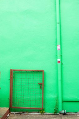 Yeşil Soyut bina dokuları arka plan için yüzey dış