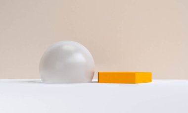 Geometrik Minimalist soyut arka plan, ilkel figürler, 