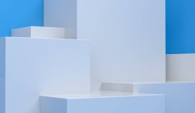 Minimalist soyut arka plan, ilkel geometrik şekiller, t