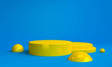 Minimalist soyut arka plan, ilkel geometrik şekiller, p