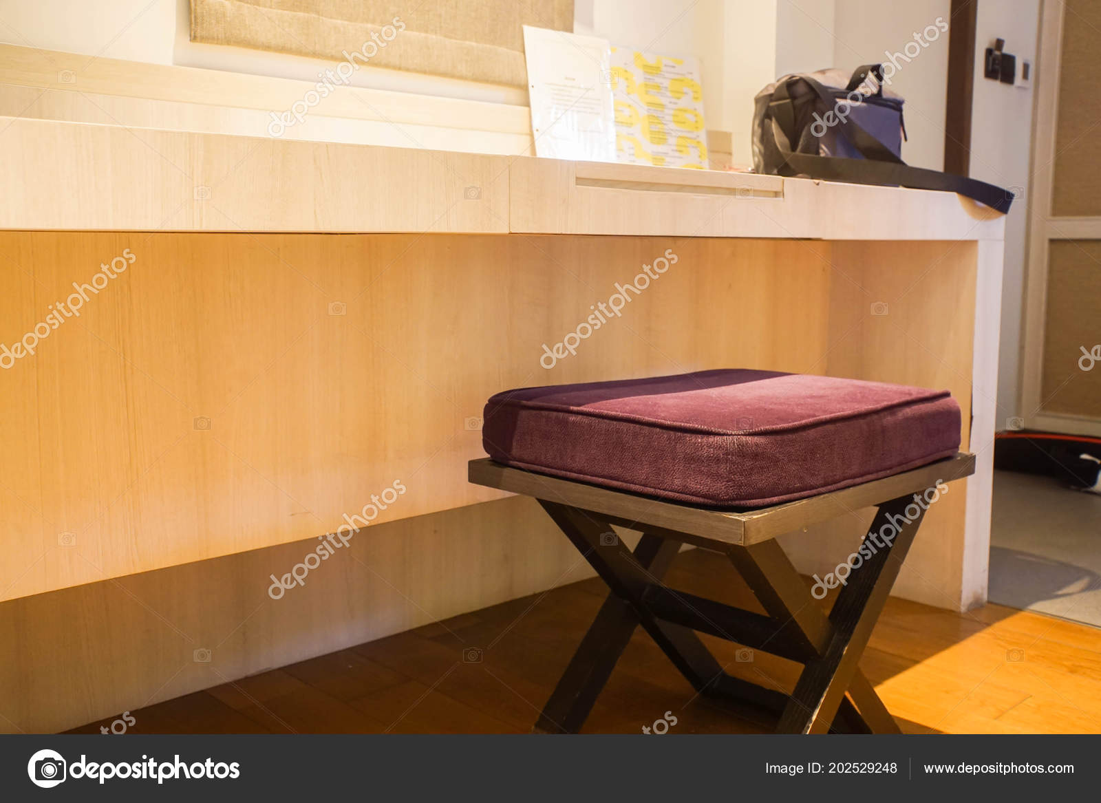 Close Chair Dressing Table Master Bedroom Women Make Stock