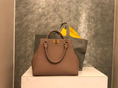 kadın moda deri çanta alışveriş torbaları ile